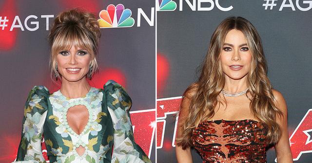 americas got talent live show red carpet heidi klum sofia vergara