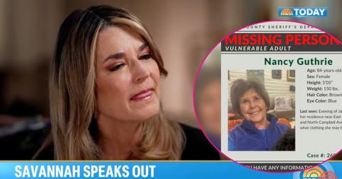 Composite photo of Savannah Guthrie and Nancy Guthrie