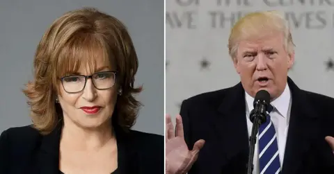 joy behar said debates only happen in case donald trump chokes