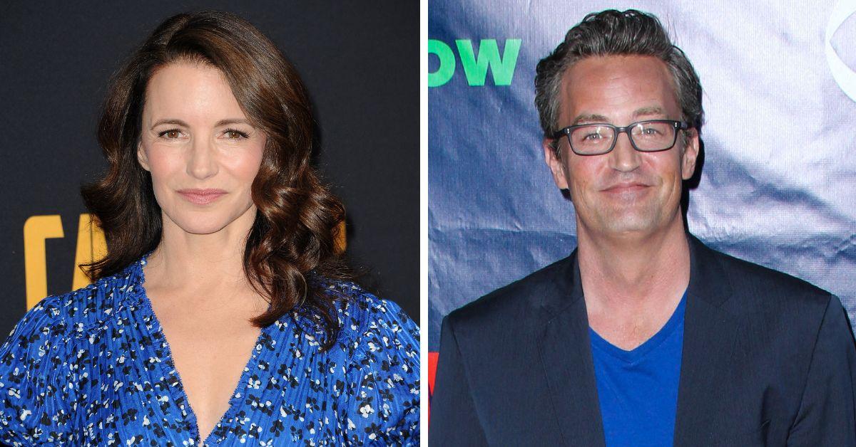 image of Kristin Davis once got set up with Matthew Perry.