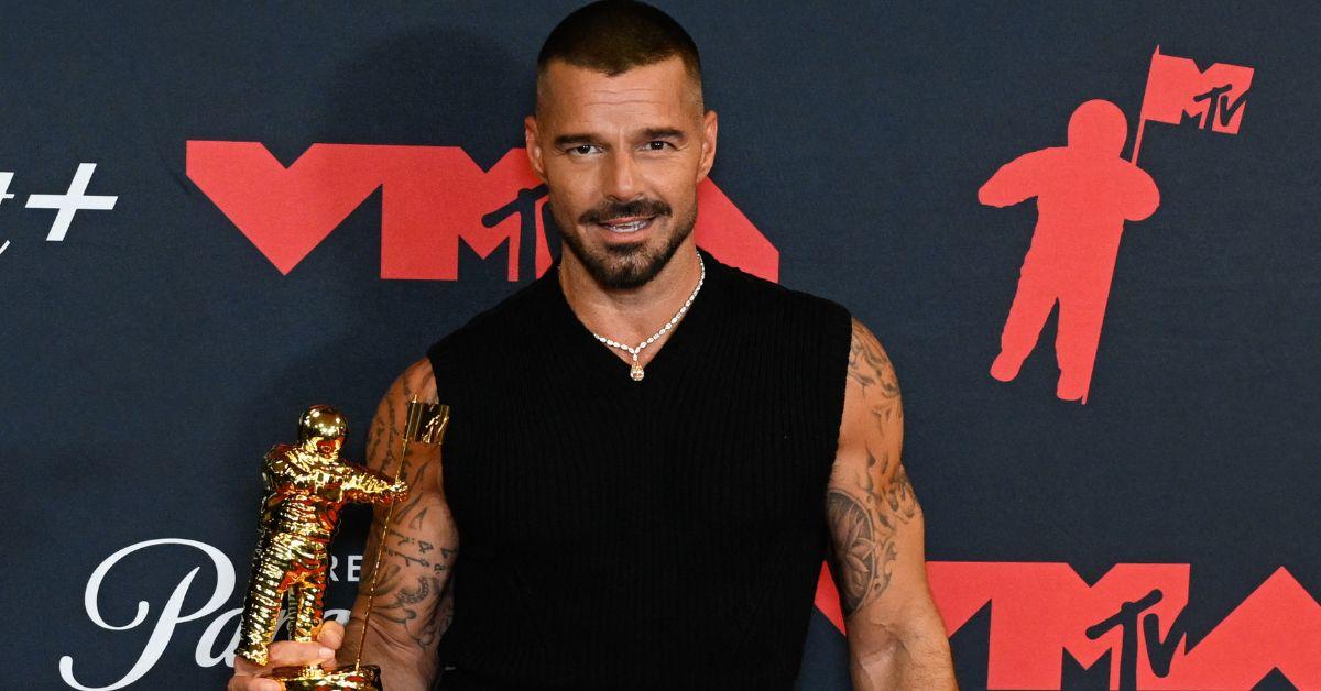 Image of Ricky Martin has an unexpected kink.
