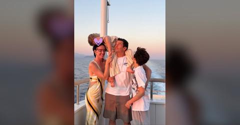 Photo of Katy Perry, Orlando Bloom and their kids