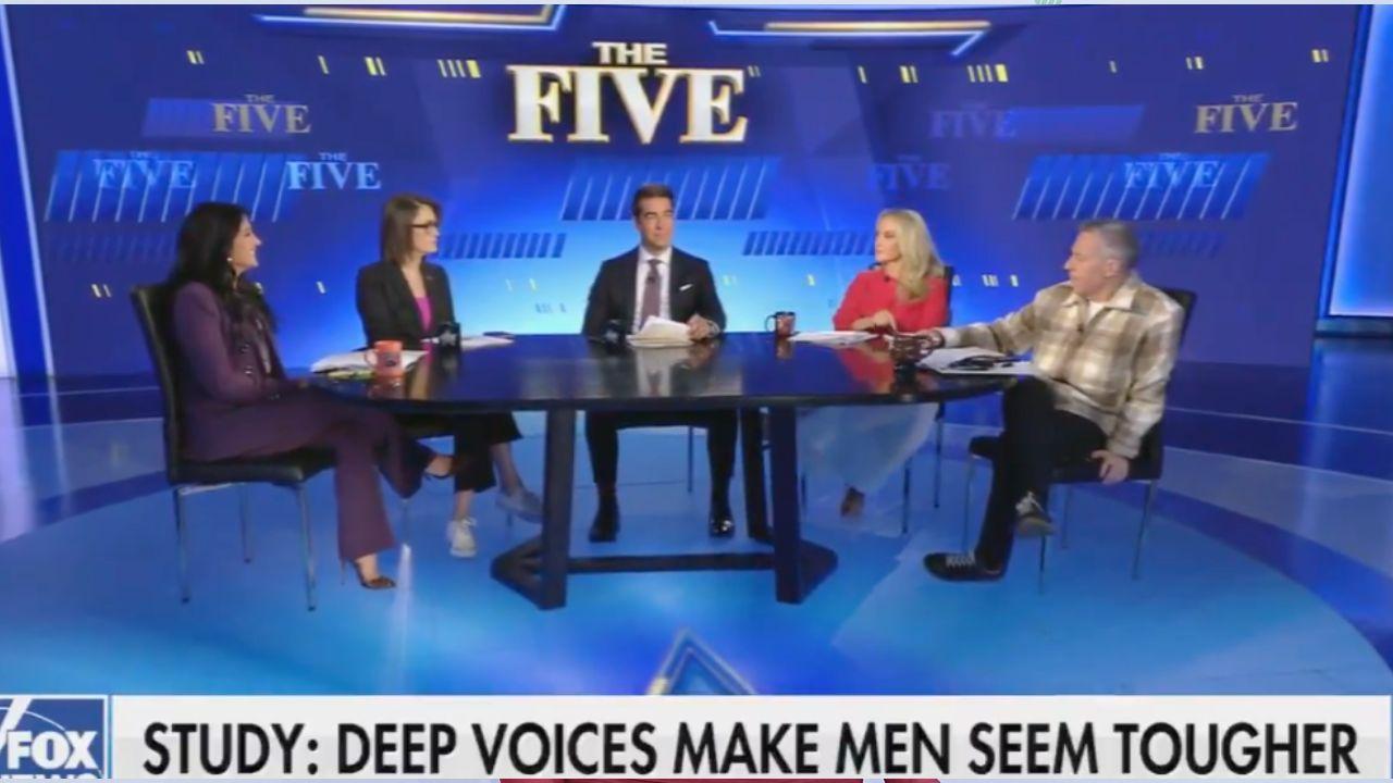 Image of Jesse Watters claimed he sometimes lowers his voice during disagreements with his co-host.