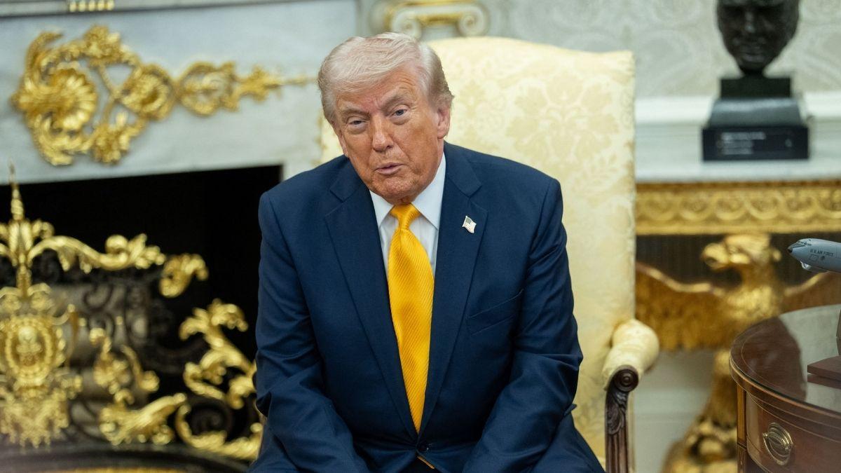 Image of Donald Trump's repeated remarks toward Gavin Newsom drew attention.