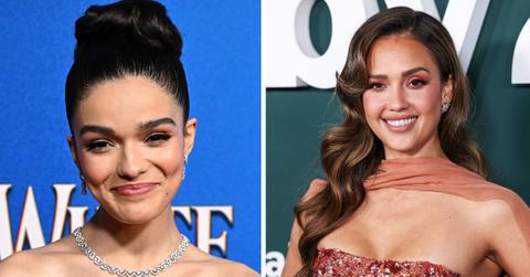 Photo of Rachel Zegler and Jessica Alba