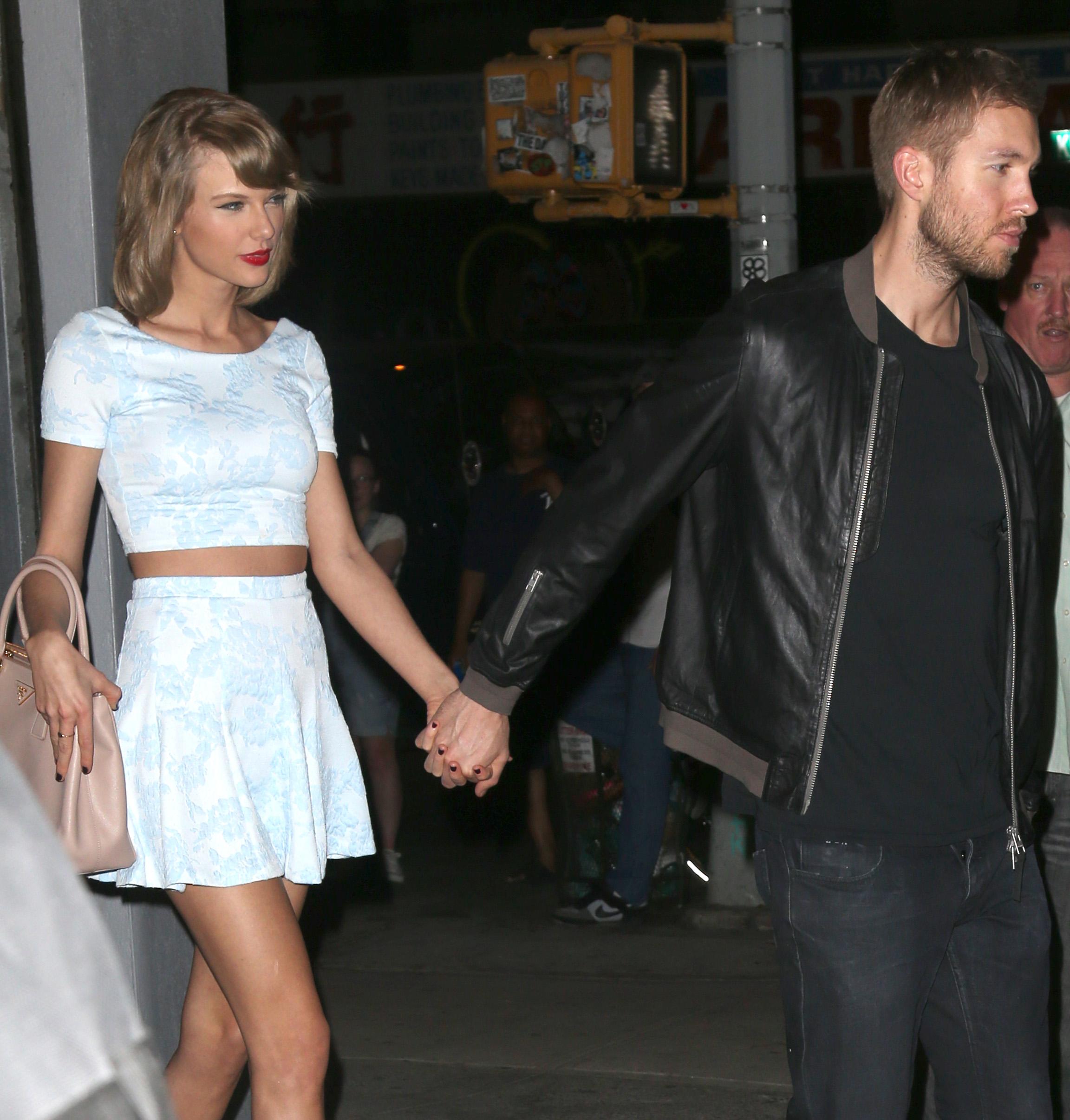 Taylor Swift and Calvin Harris seen in NYC