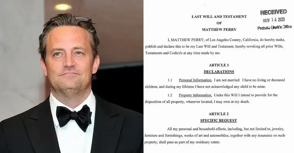 judge approves matthew perry longtime business manager estate