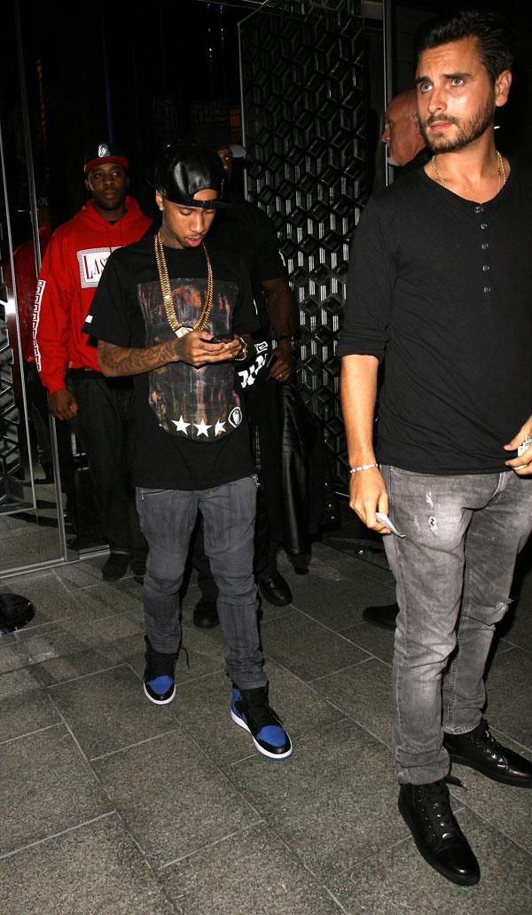 Tyga amber rose show