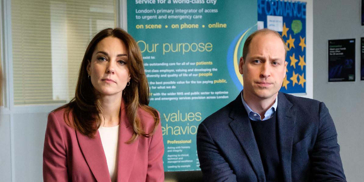 Prince William and Kate Middleton visit the London Ambulance Service