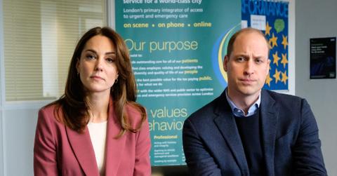 Prince William and Kate Middleton visit the London Ambulance Service