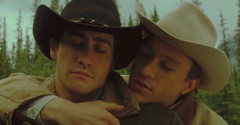 Photo of Jake Gyllenhaal and Heath Ledger