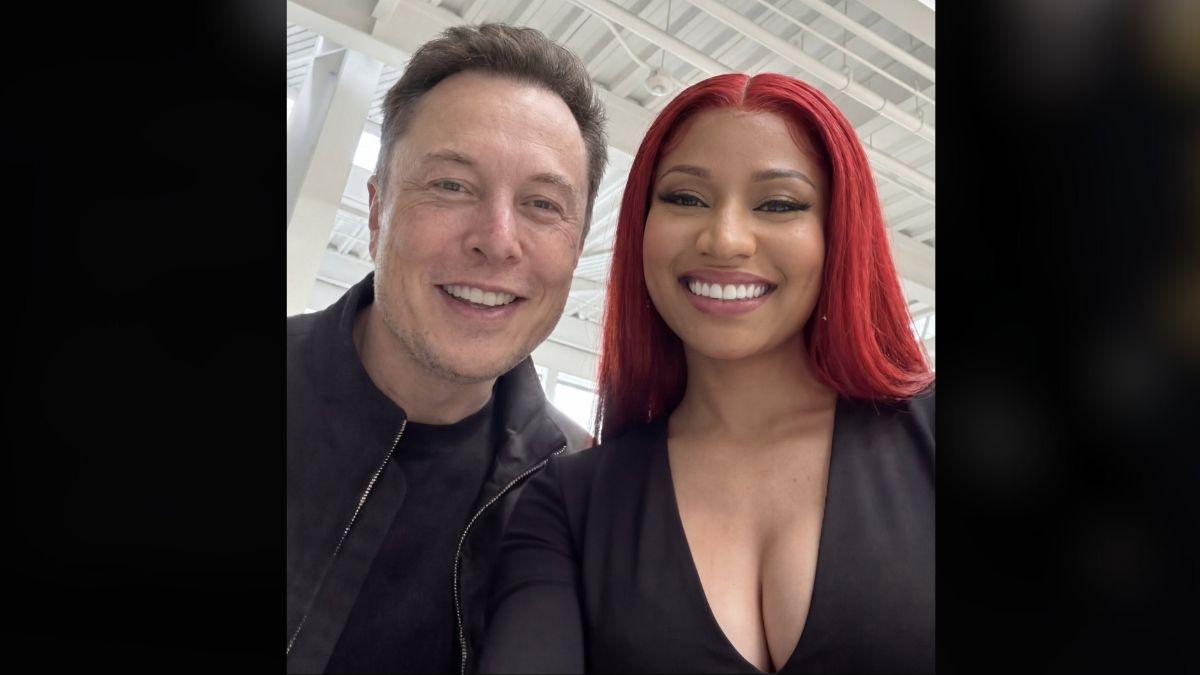 Photo of Nicki Minaj shared this photo in honor of Elon Musk's birthday.