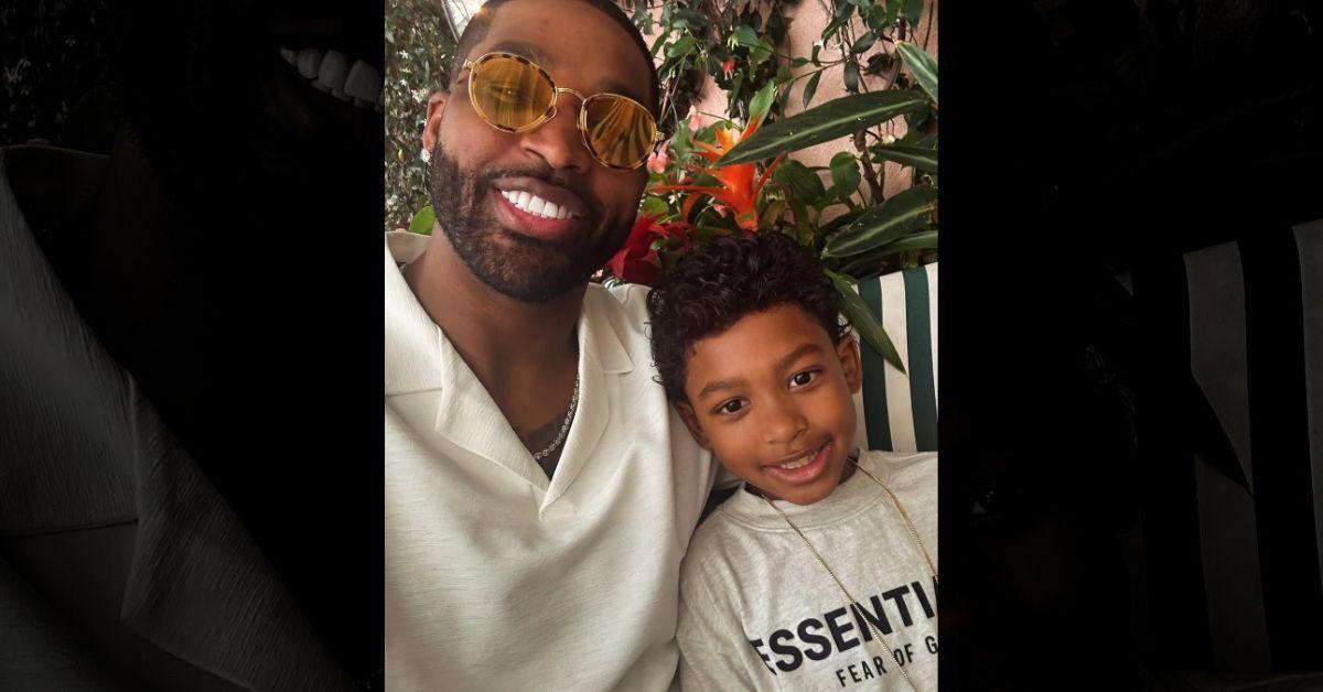Photo of Tristan Thompson and Prince Thompson