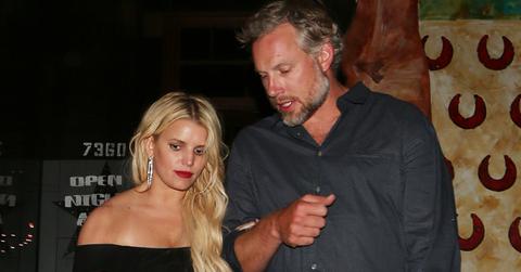 Jessica simpson partying hard