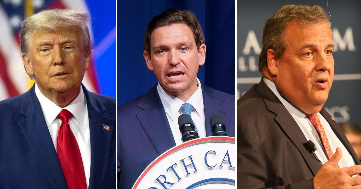 donald trump ron desantis chrischristie pp