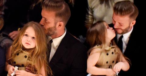 David beckham harper burberry