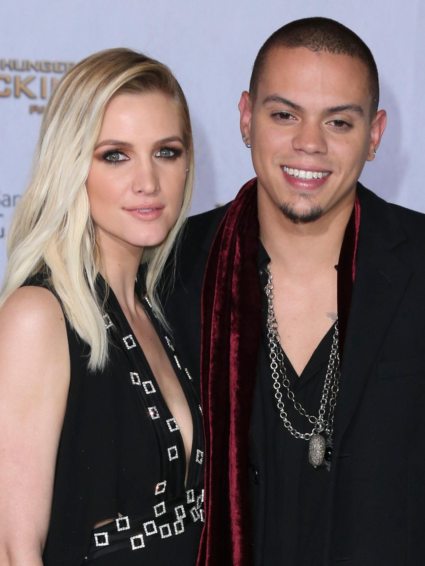 Ashlee Simpson arrives at the Los Angeles premiere of Lionsgate&#8217;s &#8216;The Hunger Games: Mockingjay, Part 1&#8217;