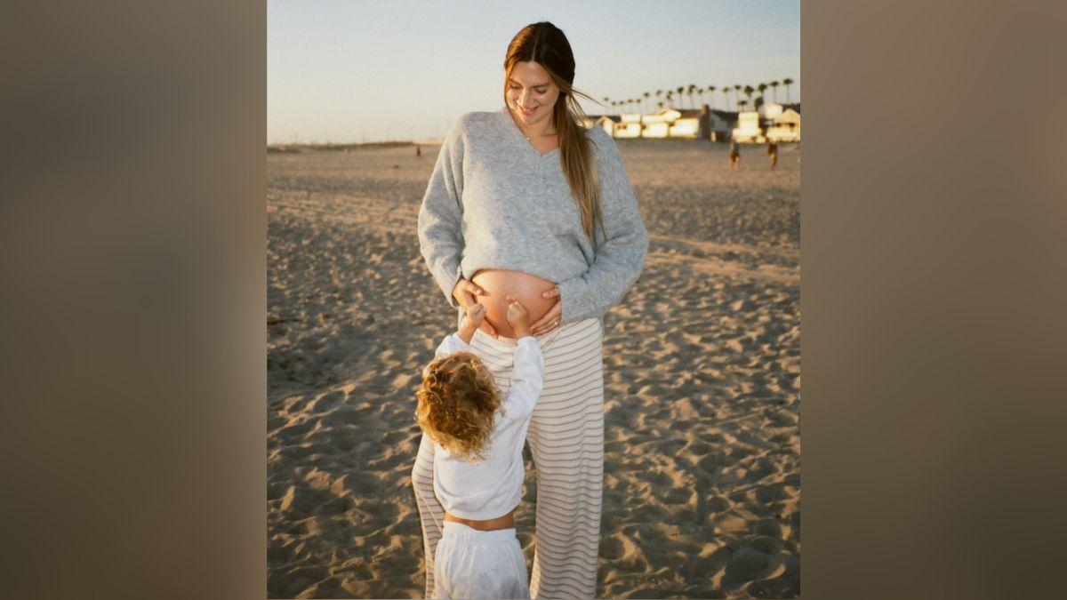 Image of Allison Kuch and Isaac Rochell can't wait for their daughter, Scottie, to be a big sister.