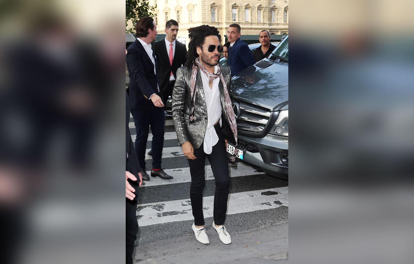 Lenny Kravitz Zoe Kravitz And Karl Glusman Paris Wedding