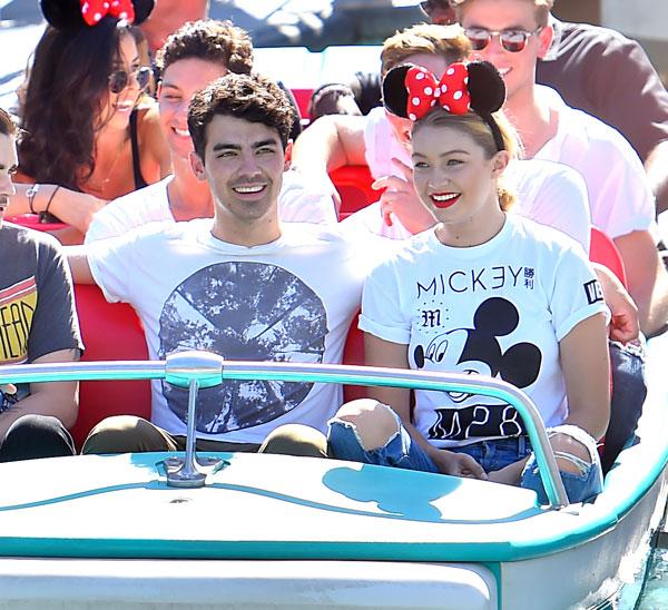 Gigi hadid joe jonas disneyland