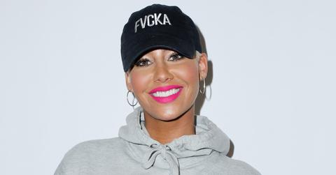 Amber Rose promotes her new line of Emojis at the Amber Rose Takeover “Reveal” at Dave & Busters in Hollywood, CA