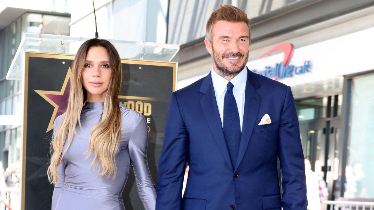 Image of David and Victoria have become known for teasing each other.
