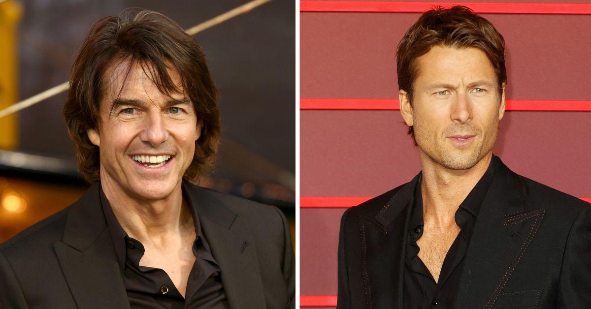 Photo of Tom Cruise and Glen Powell