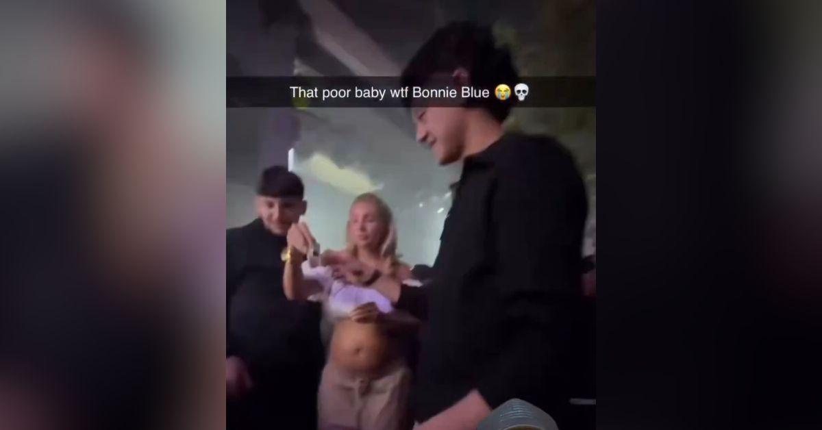 image of Bonnie Blue sparked backlash after a nightclub video showed her taking shots while appearing pregnant.