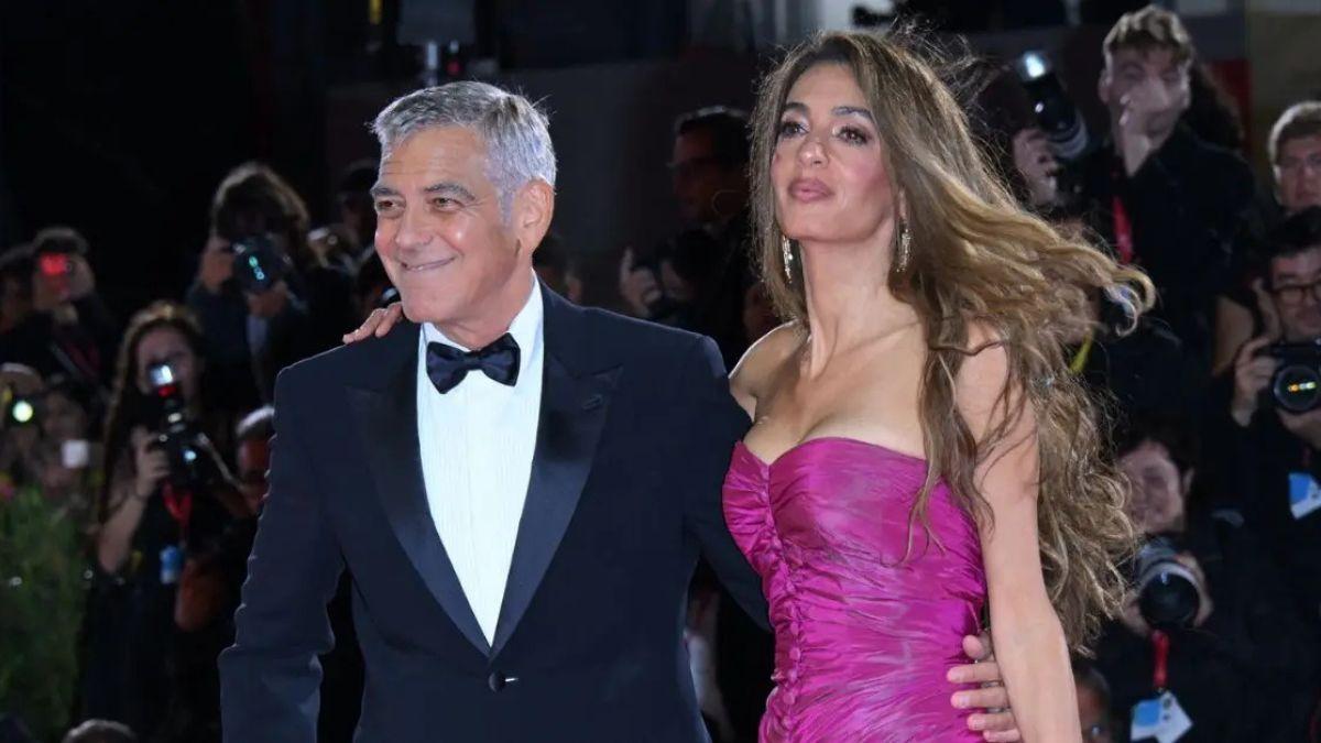 Photo of George Clooney and Amal Clooney are parents to twins Ella and Alexander. 