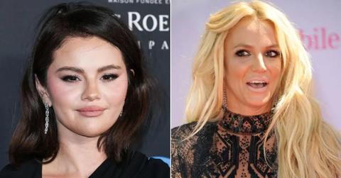 Composite photo of Selena Gomez and Britney Spears
