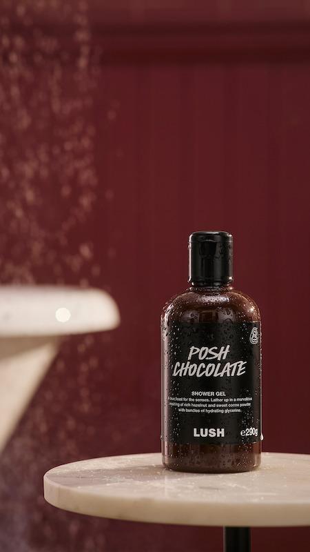 valentines  posh chocolate shower gel