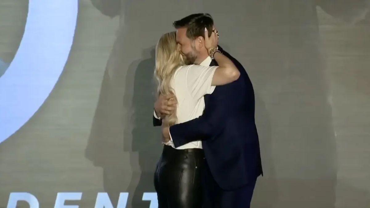 Photo of Erika Kirk was accused of being too touchy with the vice president in October 2025.