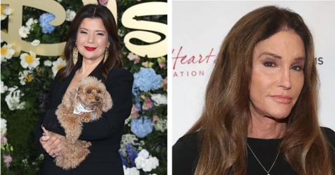 Split photo of Ana Navaro and Caitlyn Jenner