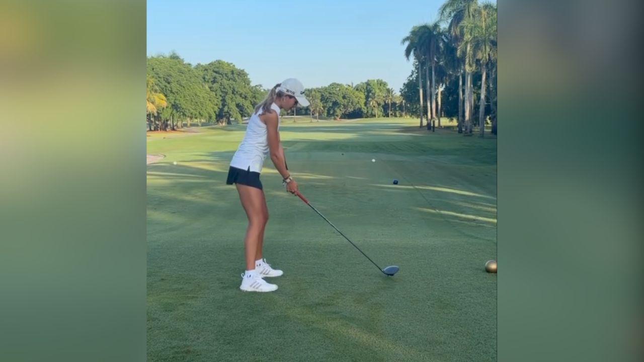 image of Kai Trump is continuing to pursue her college golf career while adjusting to life away from her family home.