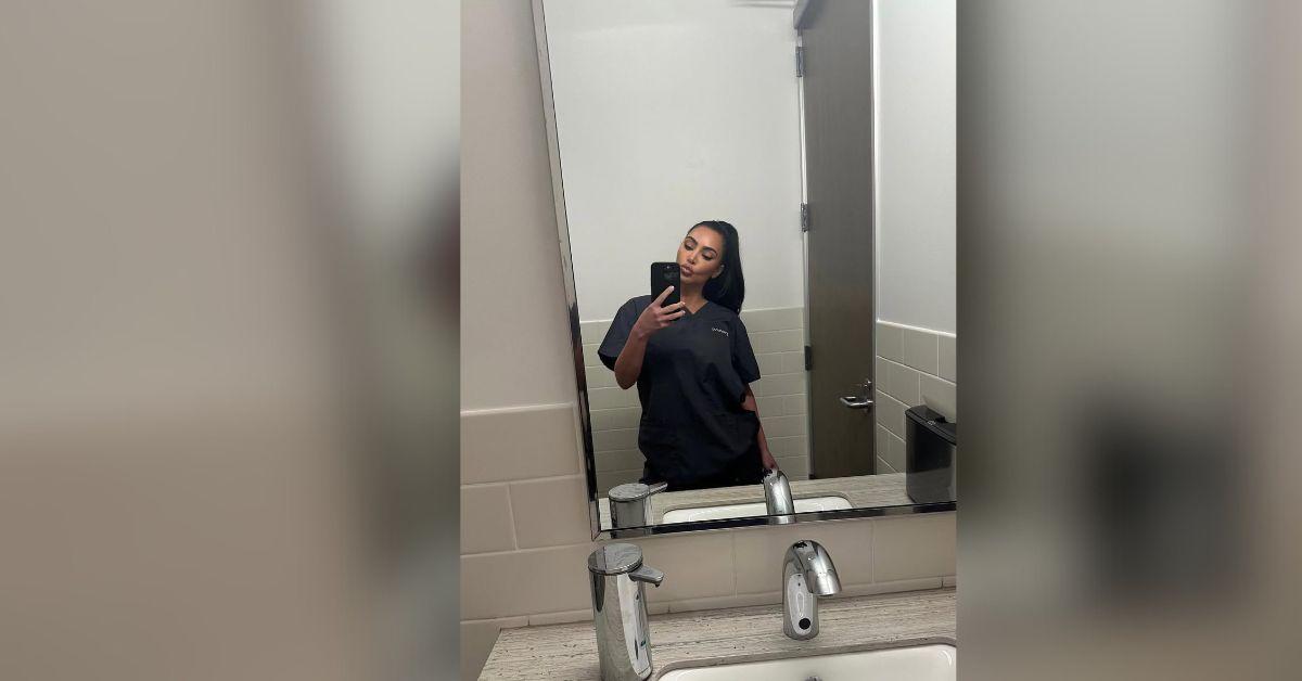 image of Kim Kardashian posted about Prenuvo online.