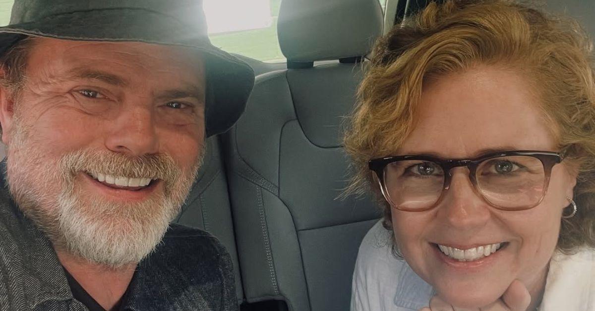 image of Rainn Wilson and Jenna Fischer charmed audiences as Dwight Schrute and Pam Beesly in 'The Ofiice.'