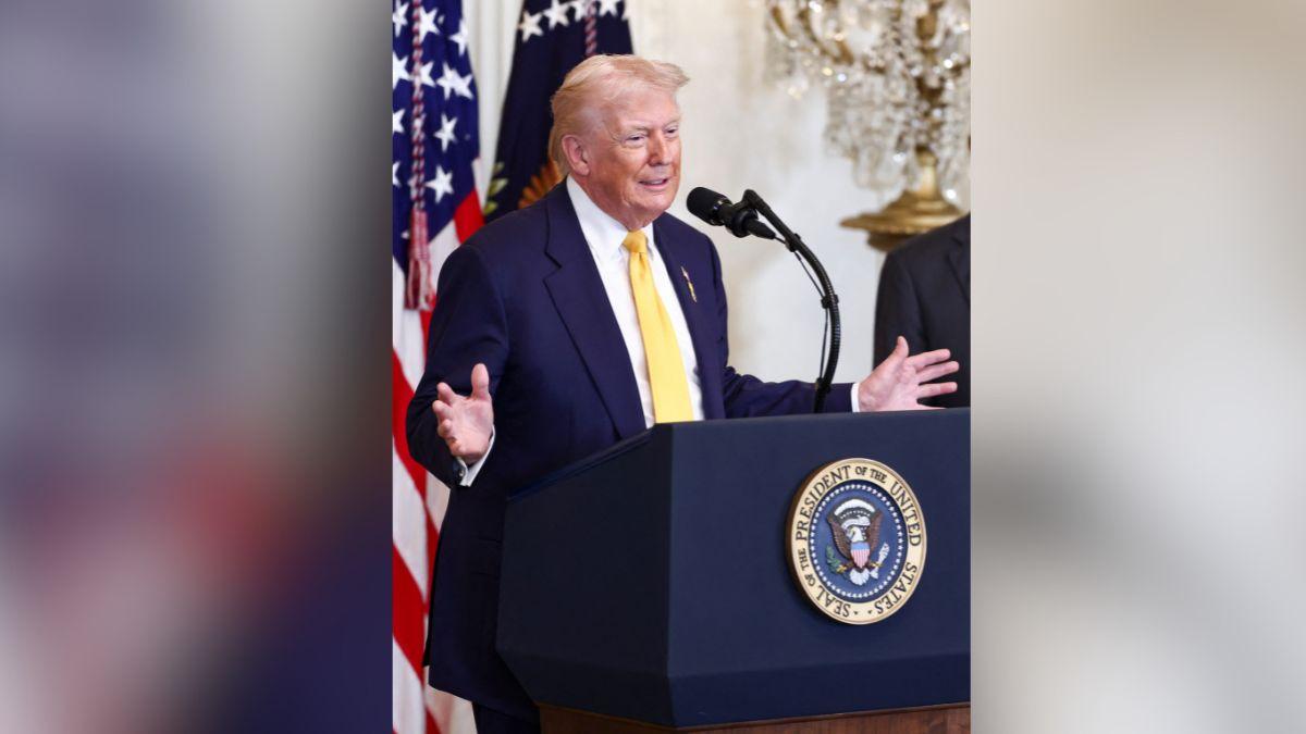 image of 'I don't like young, handsome men,' the POTUS said.