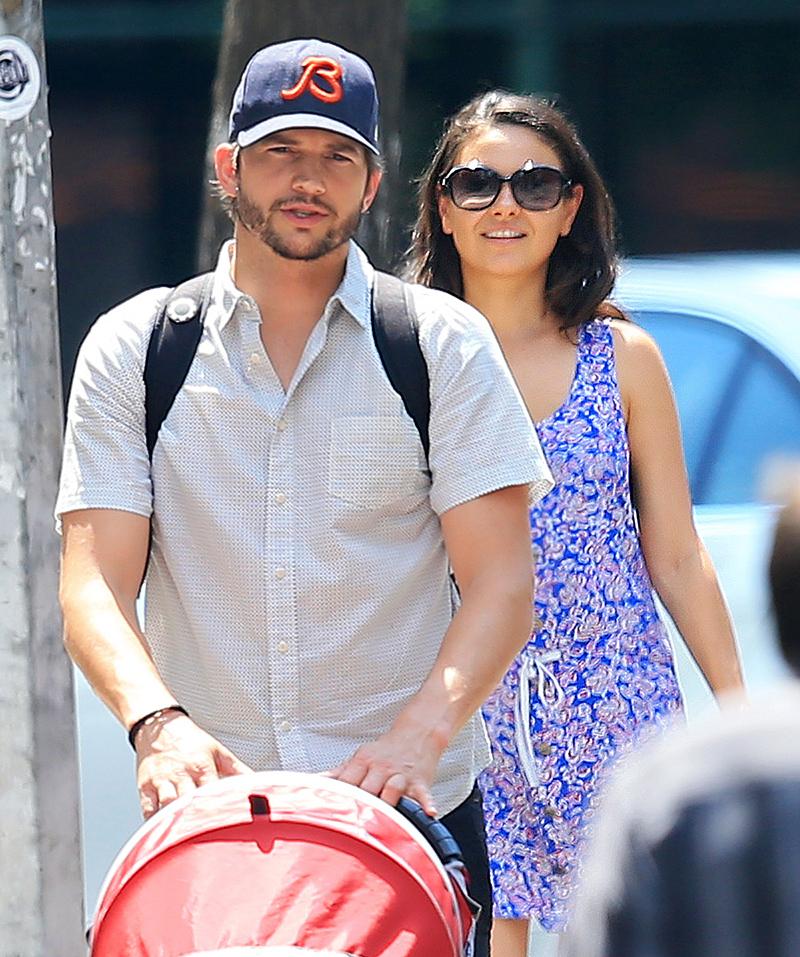 EXCLUSIVE: Ashton Kutcher and Mila Kunis spend her birthday weekend in NYC