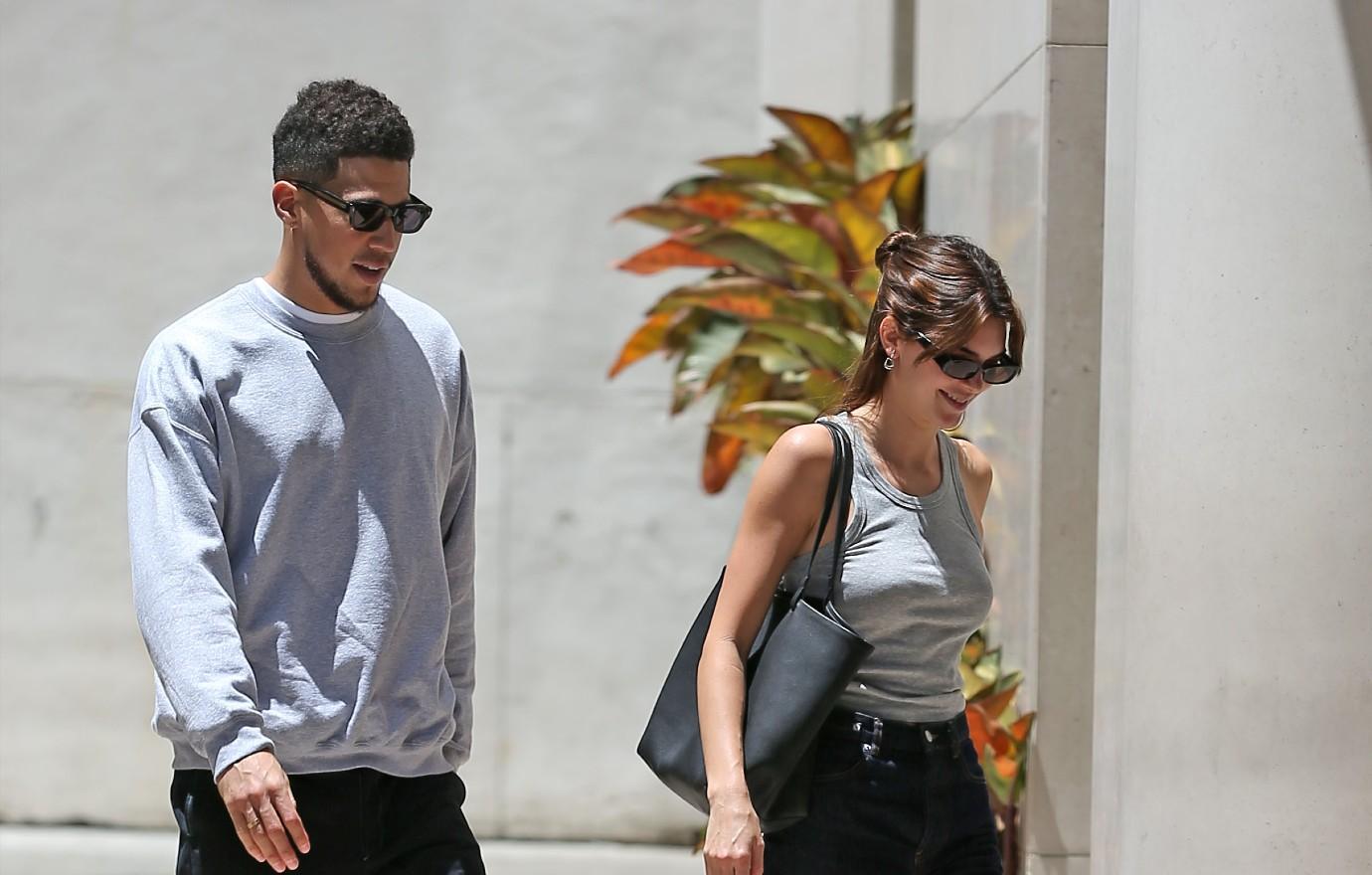 Kendall Jenner Hangs With Ben Simmons & Kourtney Kardashian in NYC