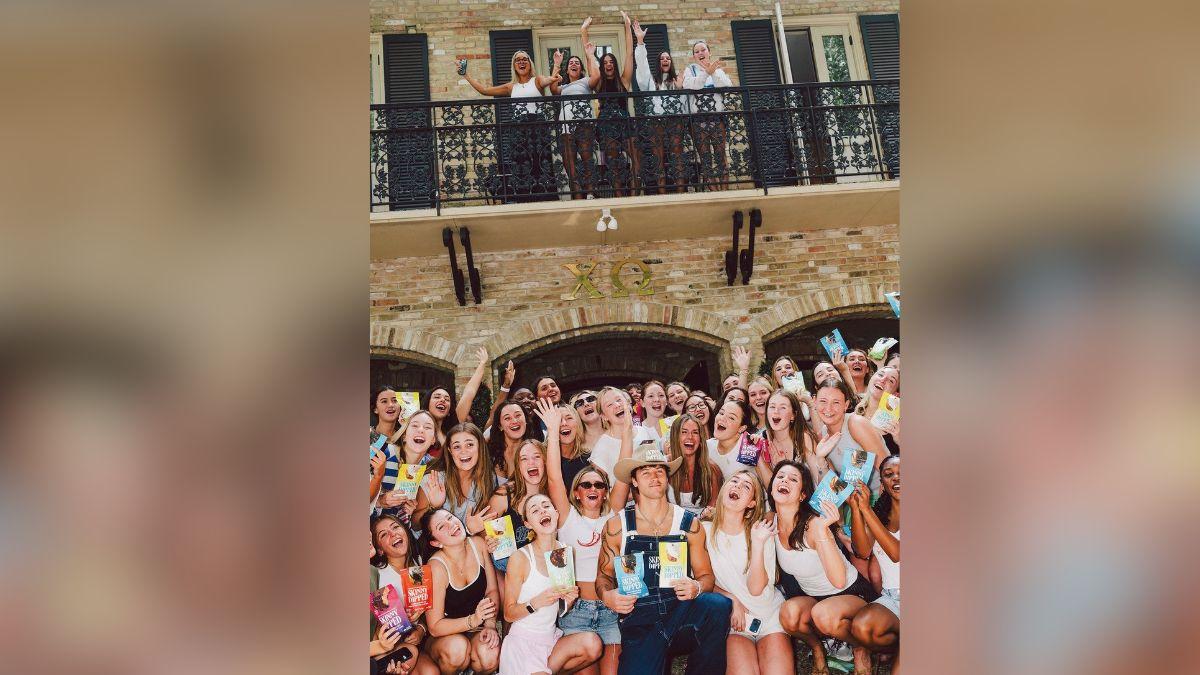 love island rob rausch teams up with skinnydipped for unforgettable takeover at university of texas at austin