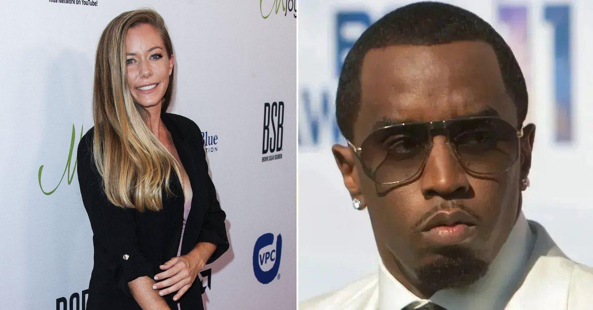 Composite photo of Kendra Wilkinson and Sean 'Diddy' Combs