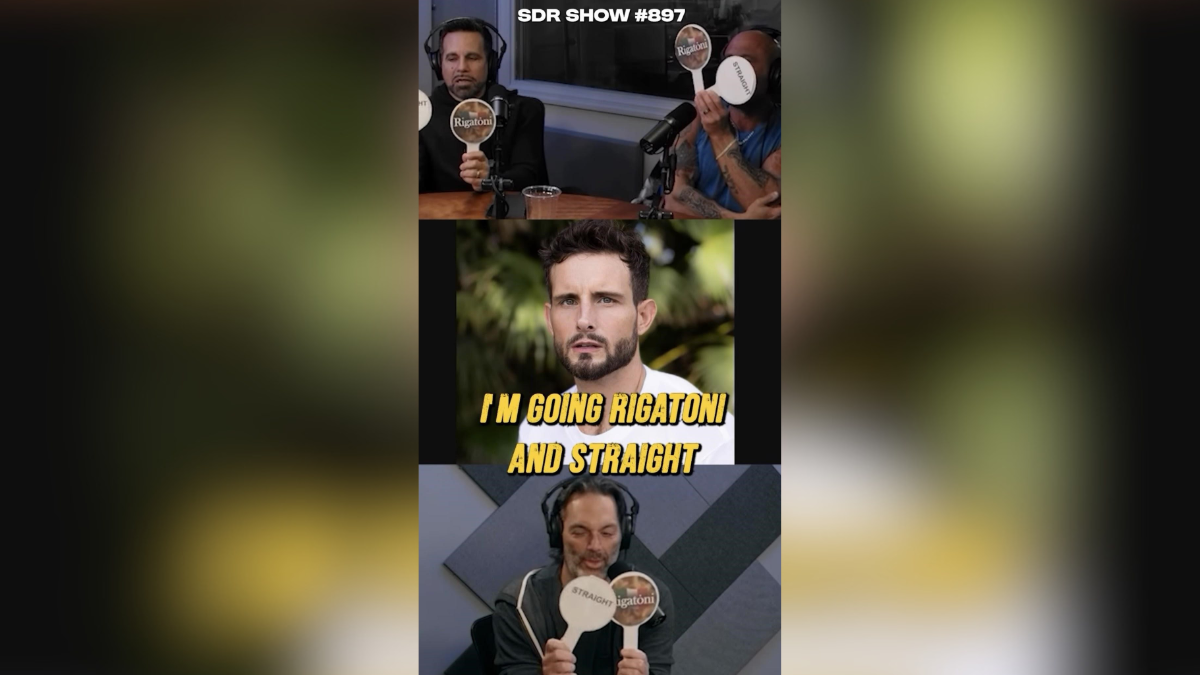 mario cantone loses it during ralph suttons wildest celebrity trivia yet on the sdr show