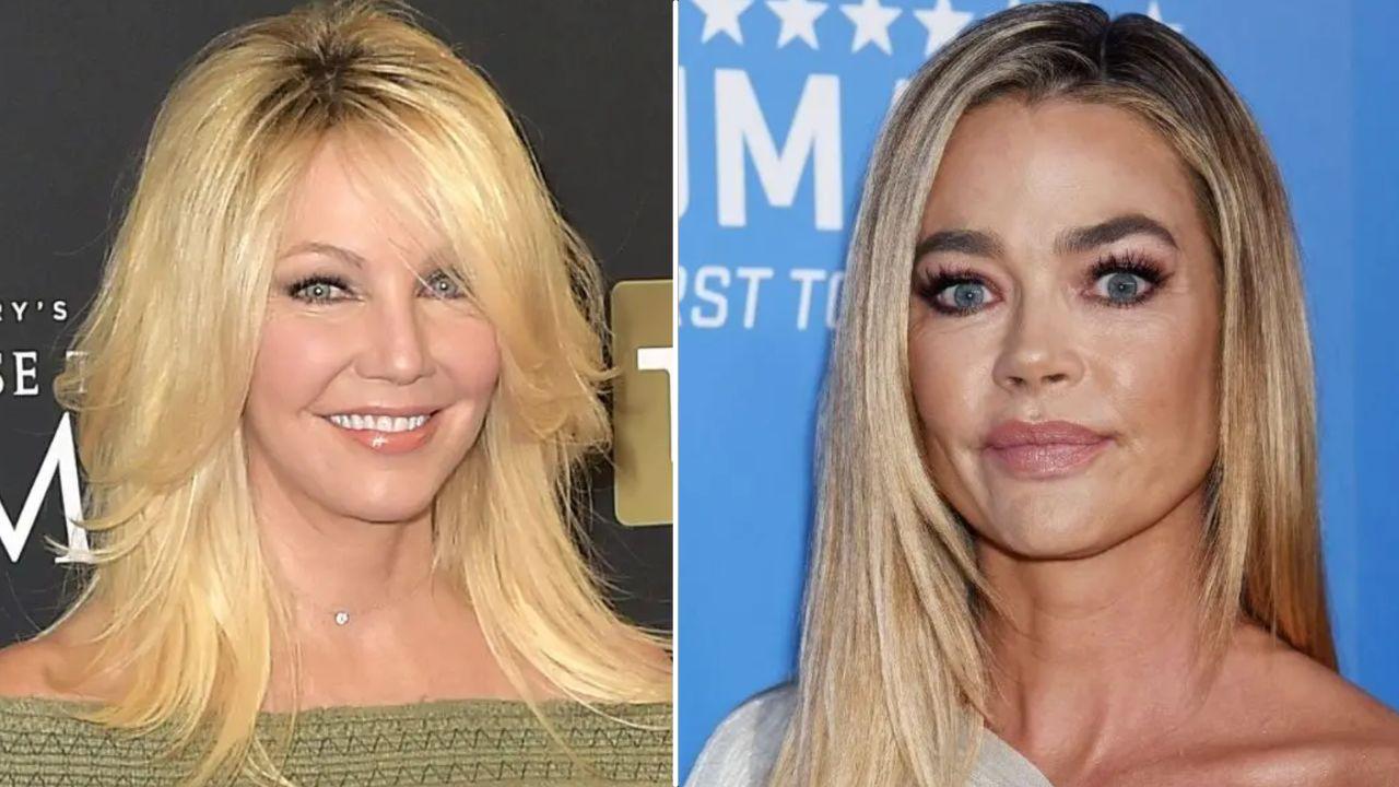 Image of 'Star' reports that Denise Richards has been trying to make amends with Heather Locklear, 64, nearly two decades after their falling-out, but that Locklear is keeping her distance.
