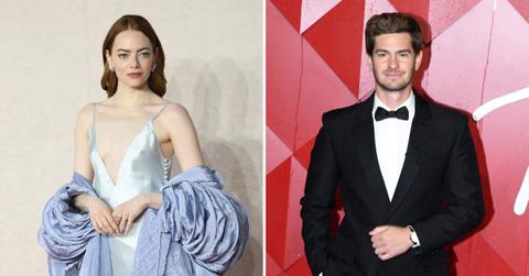 emma stone excitedly reacts ex andrew garfield movie premiere watch