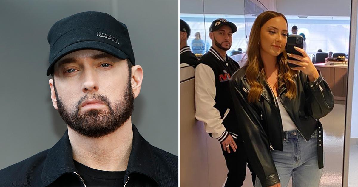 Eminem makes rare appearance at Detroit Lions game with daughter Hailie Jade