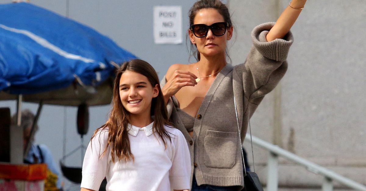 suri katie holmes daughter spotted nyc