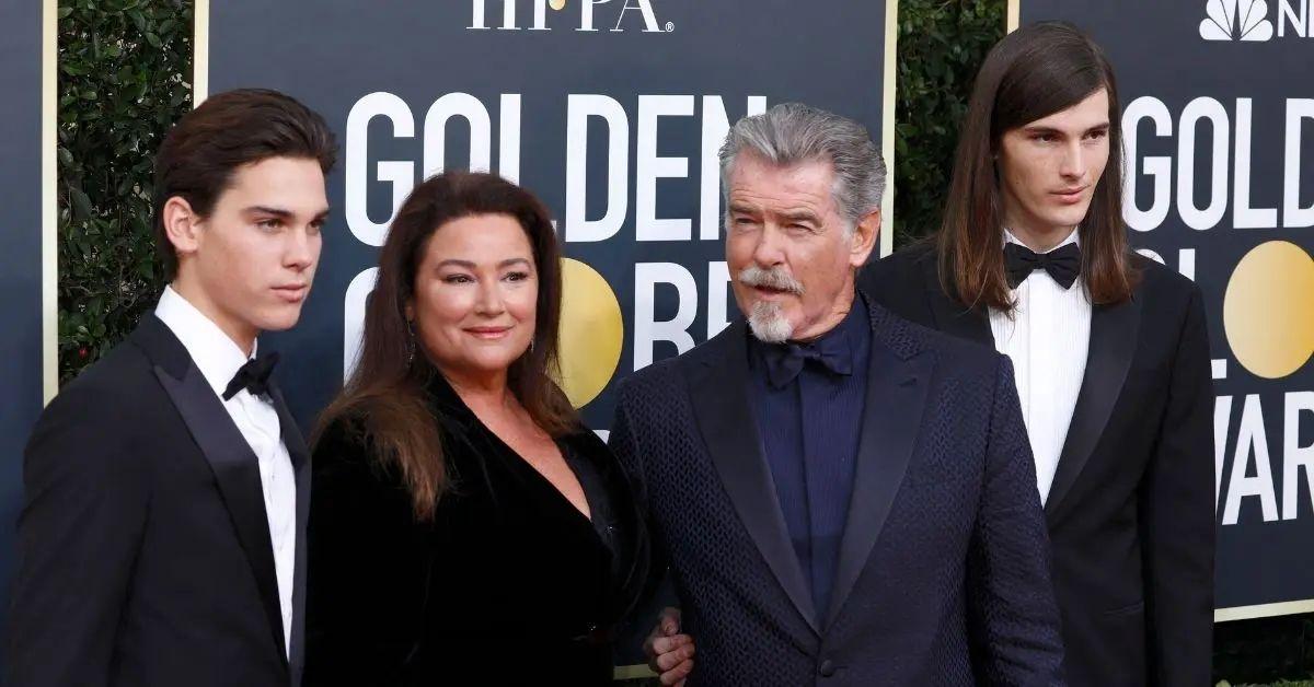 Photo of Pierce Brosnan and Keely Shaye Smith