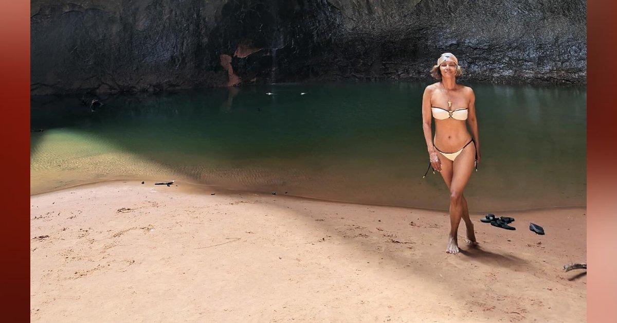 Photo of Halle Berry showed off her fabulous figure while on vacation.