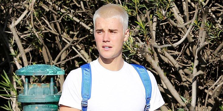 Justin Bieber Goes On A Hike In LA