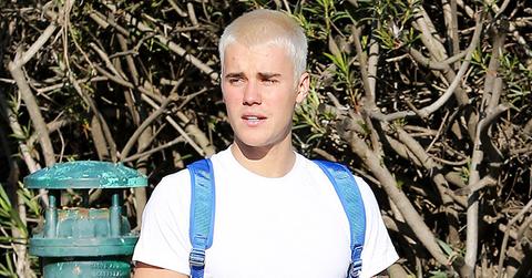Justin Bieber Goes On A Hike In LA